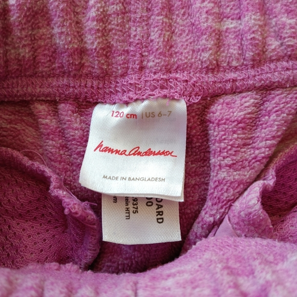 Hanna Andersson Fleece Pants With Reinforced Knees / Size 6-7 - Picture 10 of 10